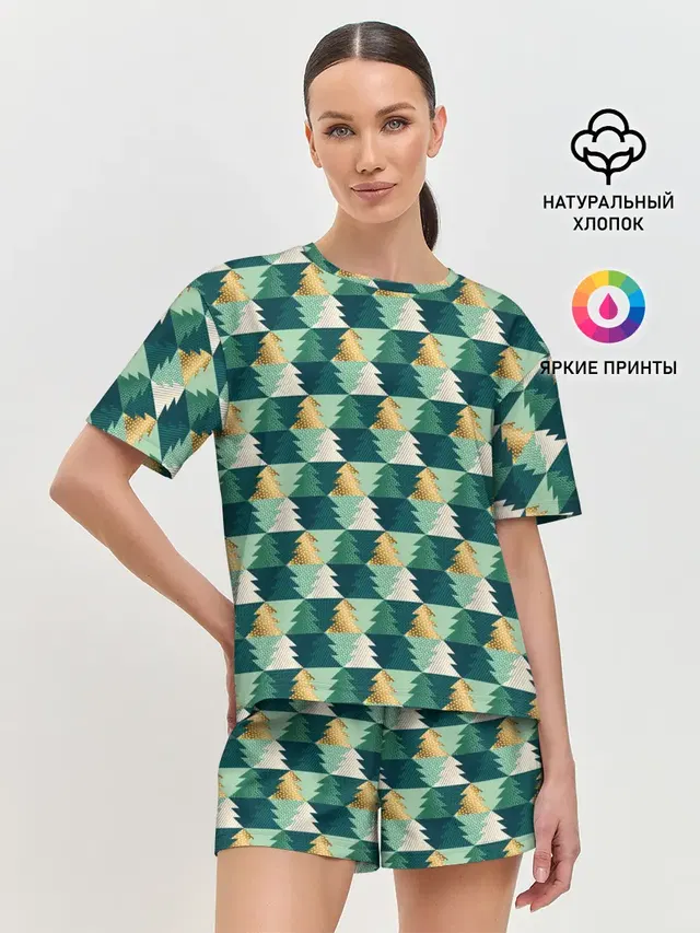 Женская пижама с шортами