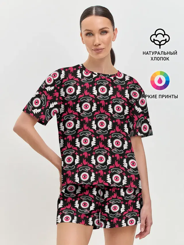Женская пижама с шортами