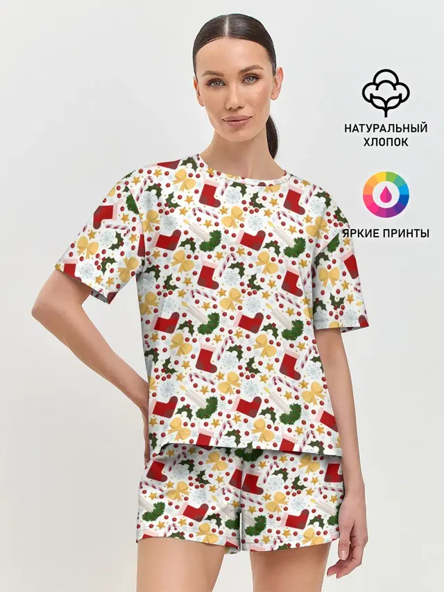 Женская пижама с шортами