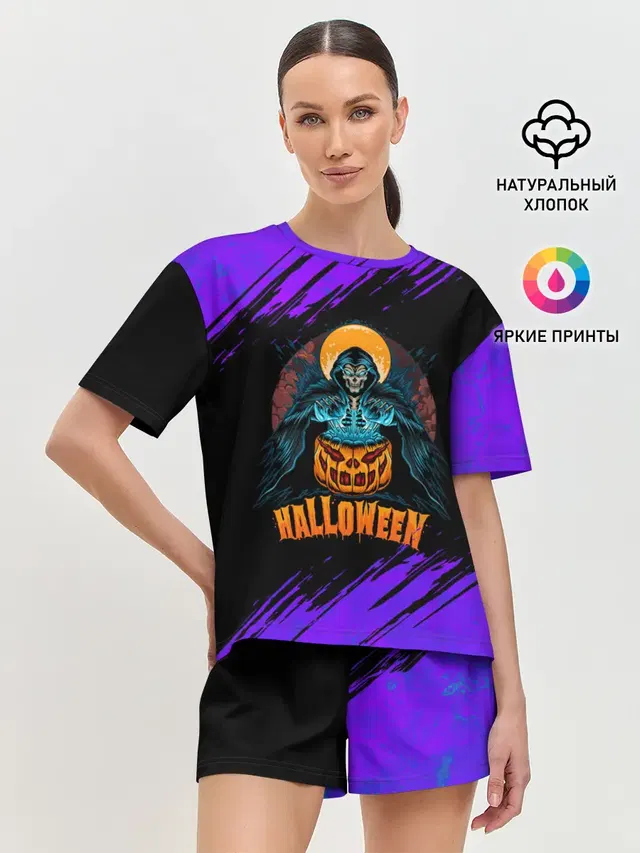 Женская пижама с шортами