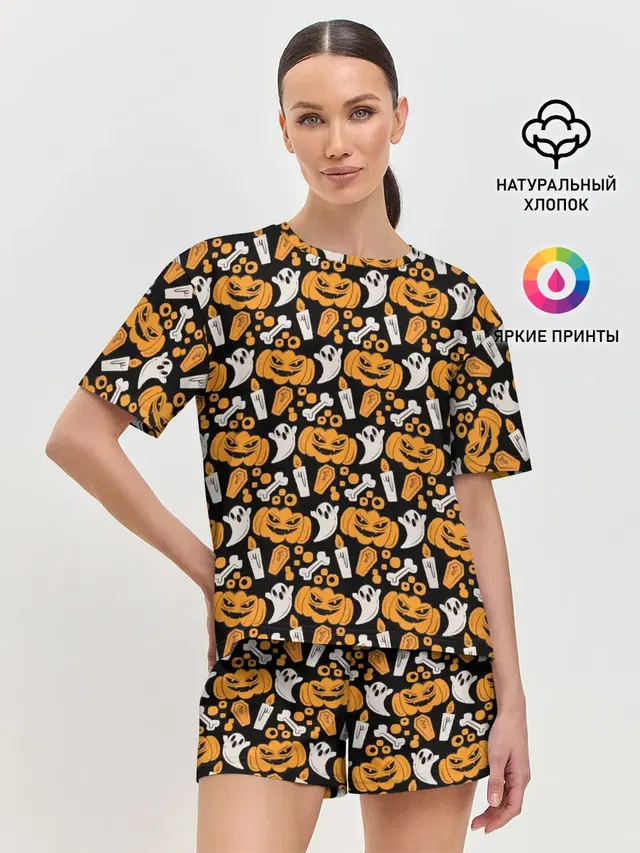 Женская пижама с шортами