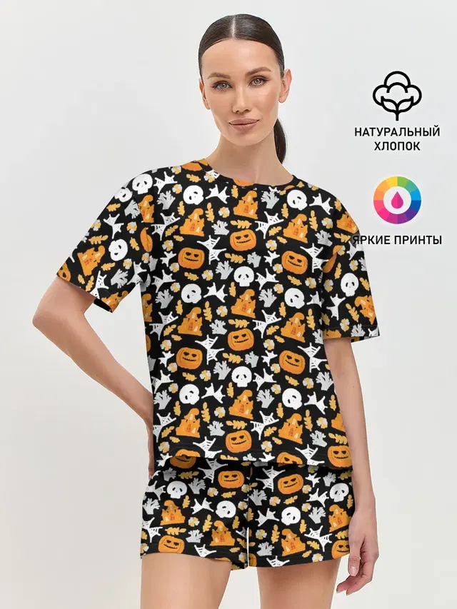 Женская пижама с шортами