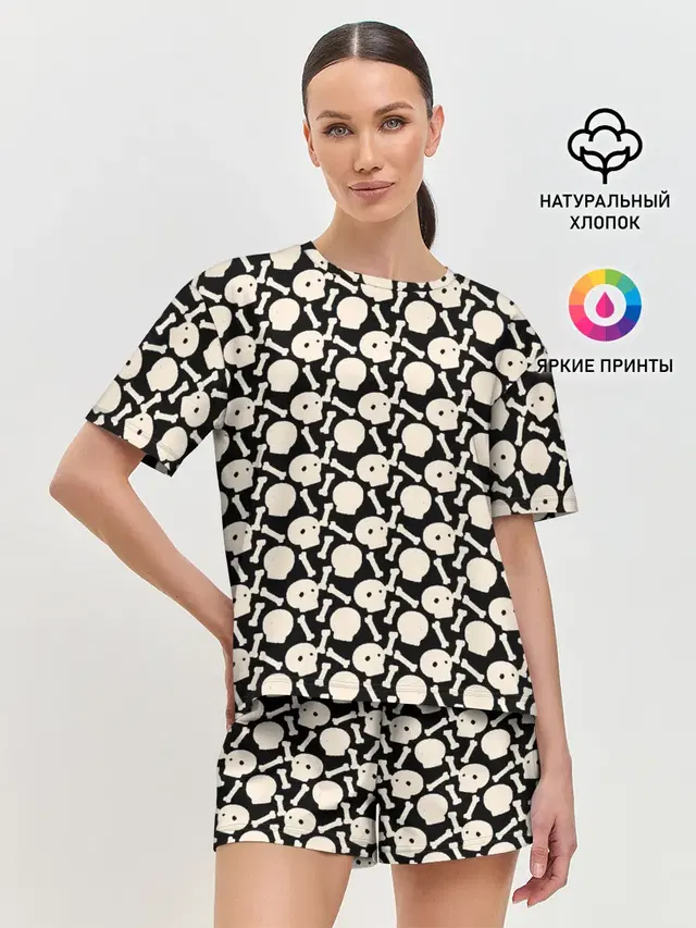 Женская пижама с шортами
