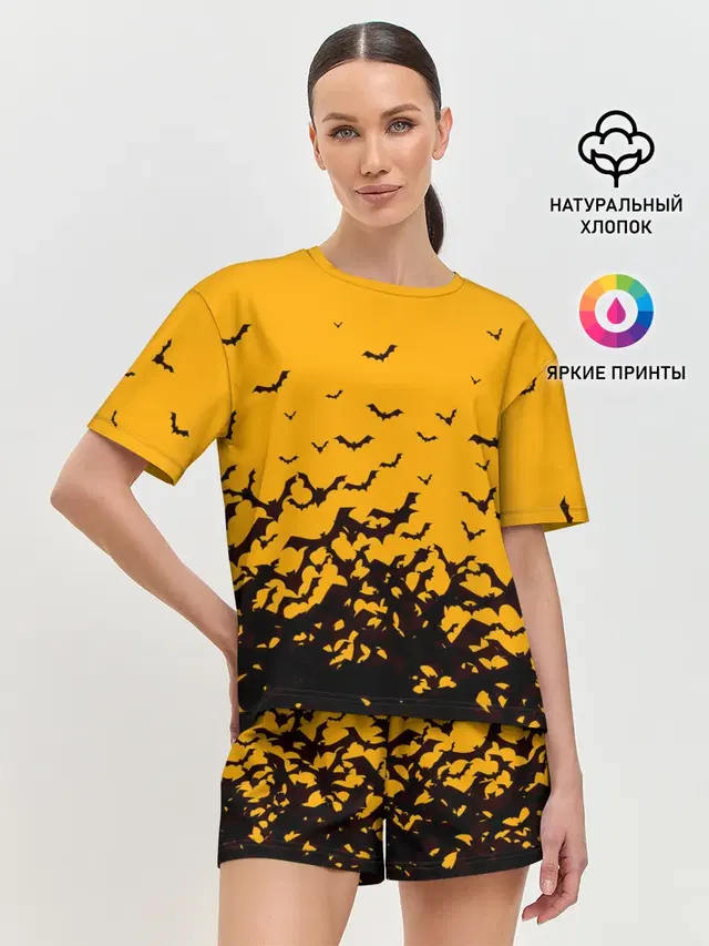 Женская пижама с шортами
