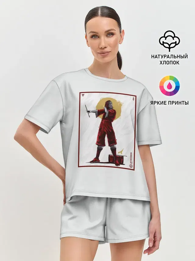 Женская пижама с шортами