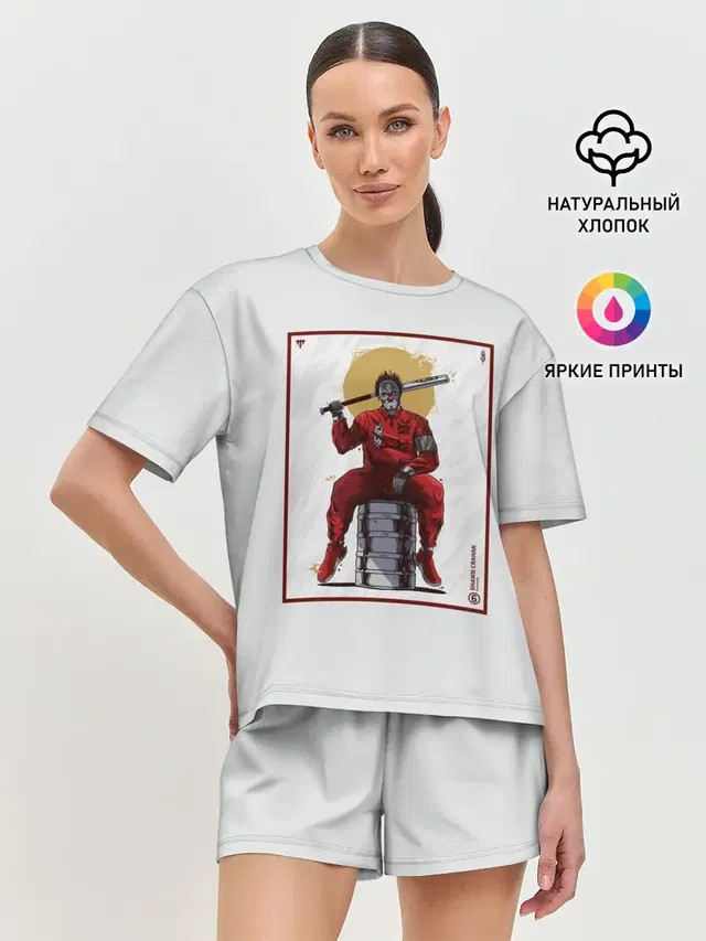 Женская пижама с шортами