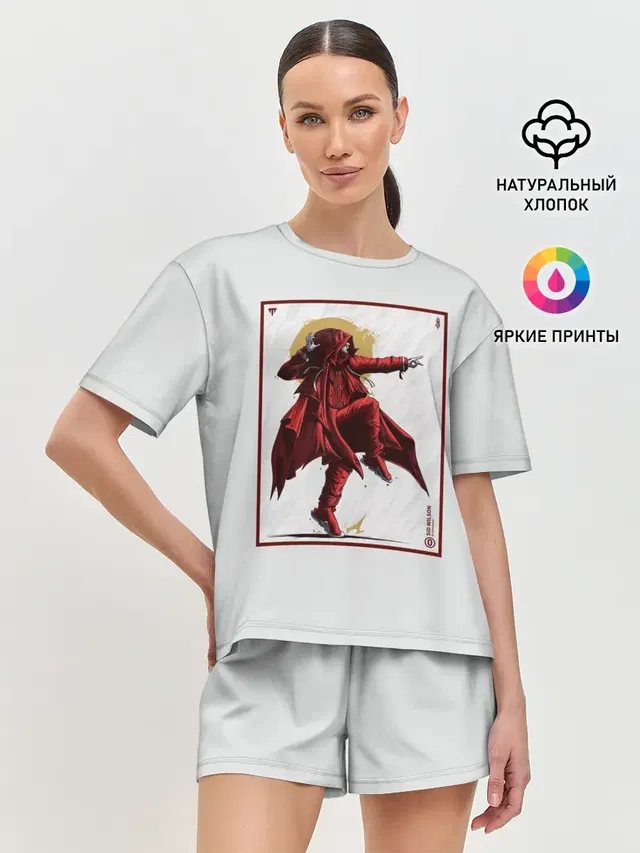 Женская пижама с шортами