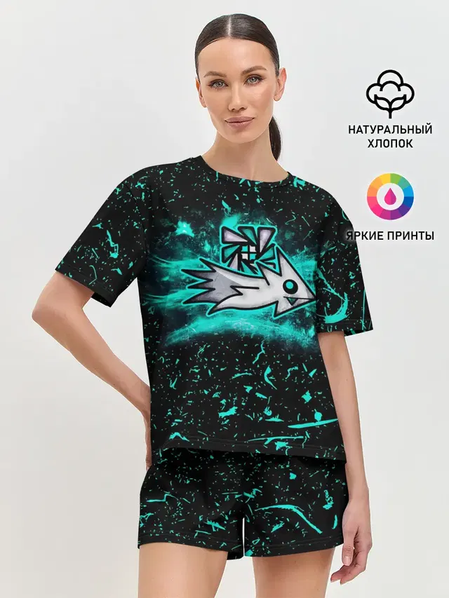Женская пижама с шортами