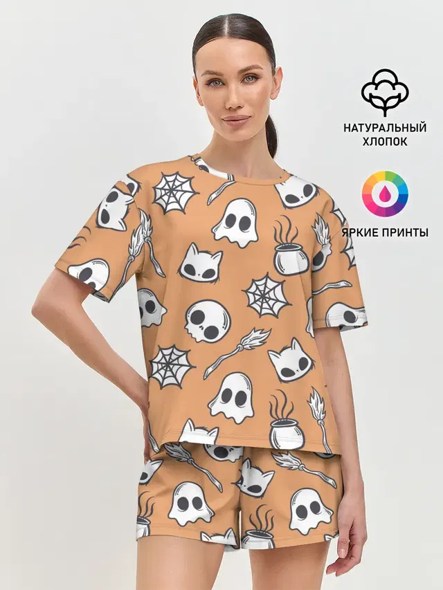 Женская пижама с шортами