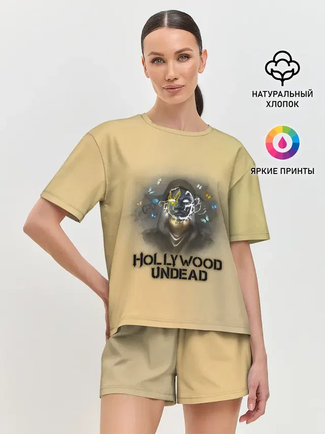 Женская пижама с шортами
