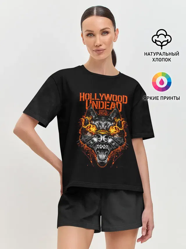 Женская пижама с шортами