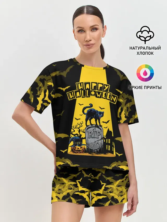 Женская пижама с шортами