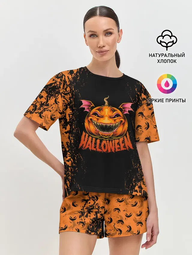 Женская пижама с шортами