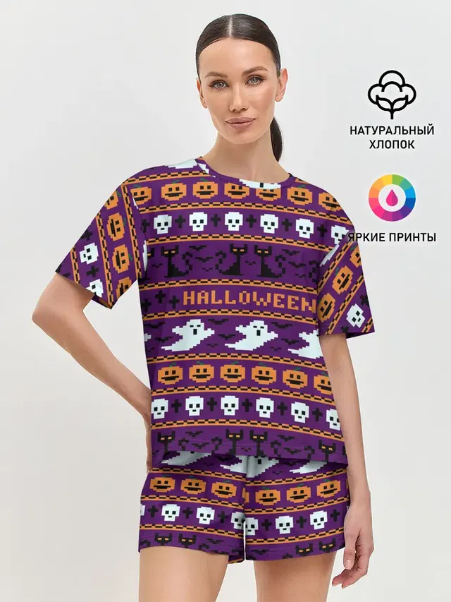 Женская пижама с шортами