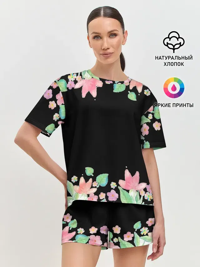 Женская пижама с шортами