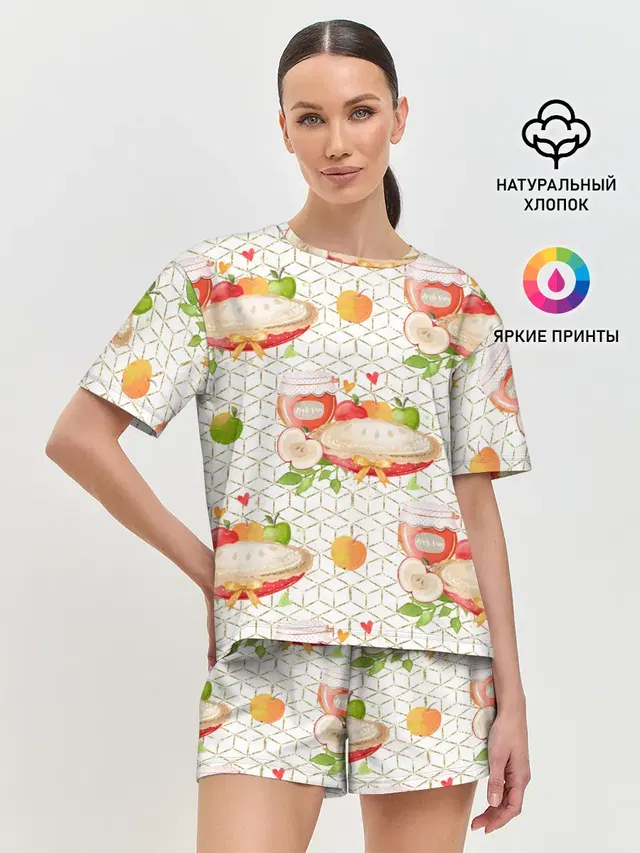 Женская пижама с шортами