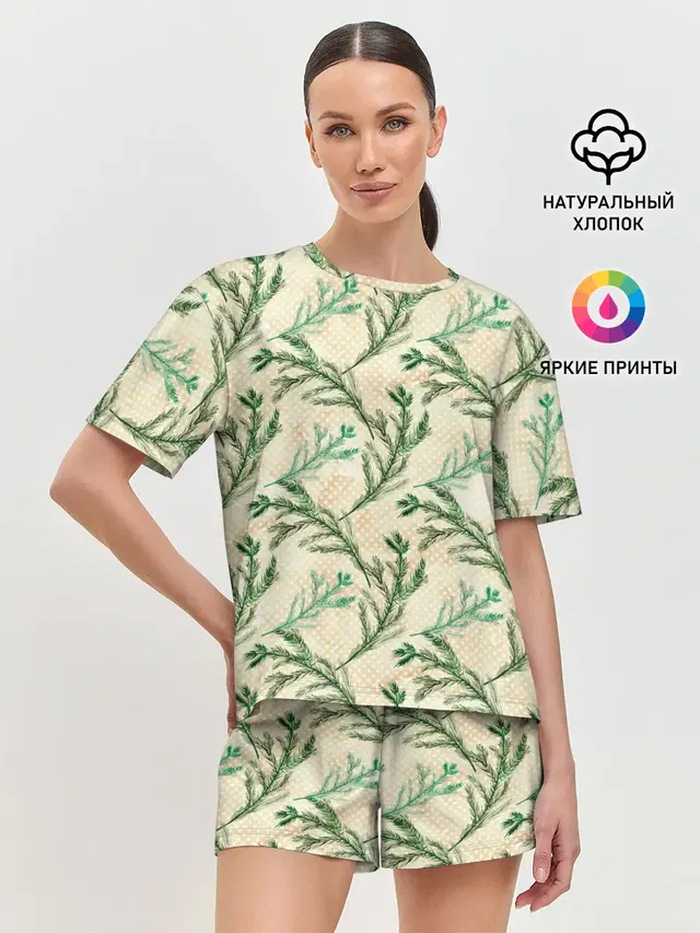 Женская пижама с шортами