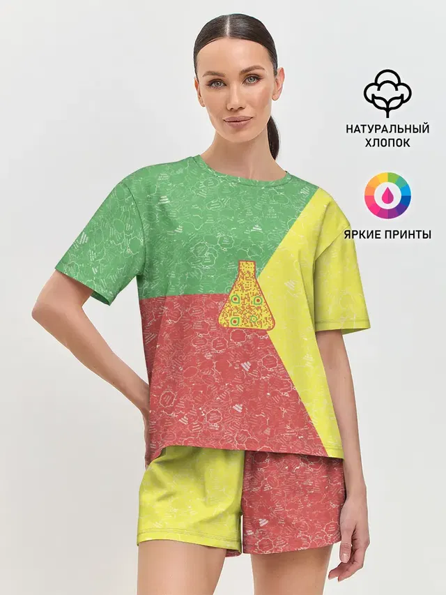 Женская пижама с шортами