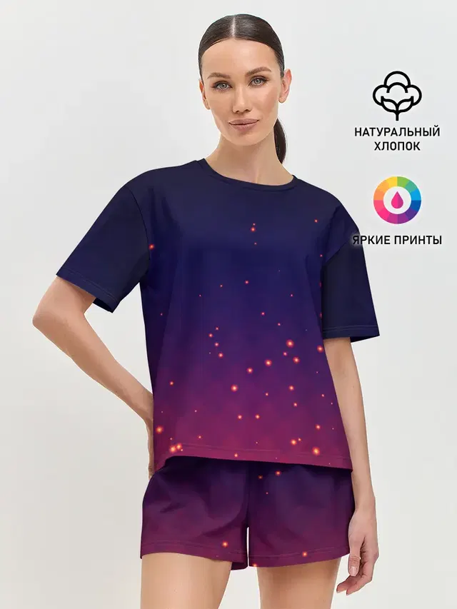 Женская пижама с шортами
