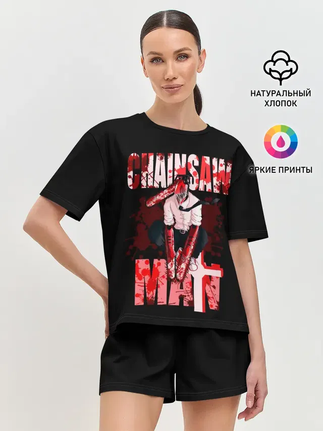Женская пижама с шортами
