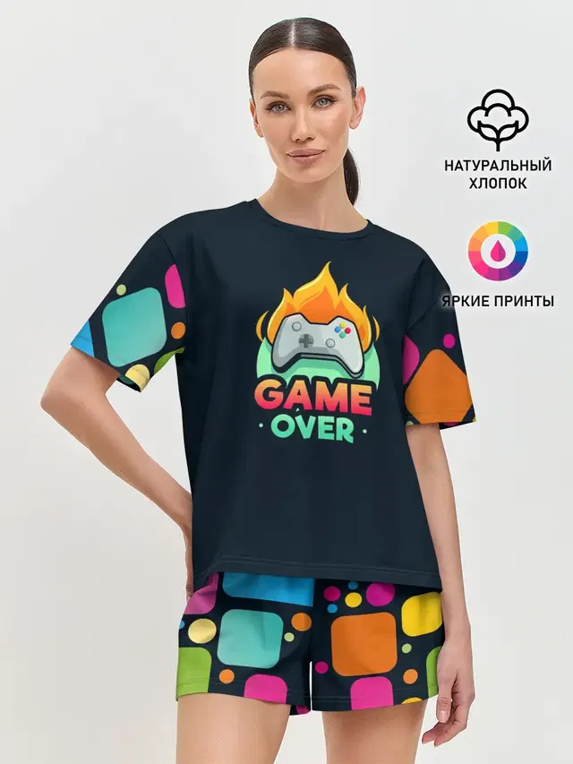 Женская пижама с шортами