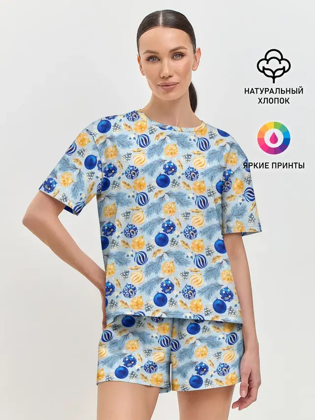 Женская пижама с шортами