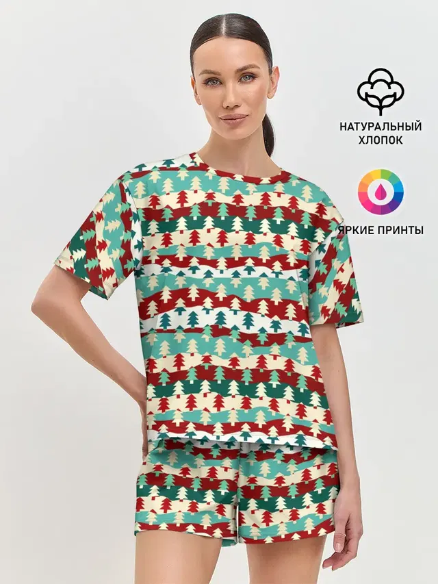 Женская пижама с шортами