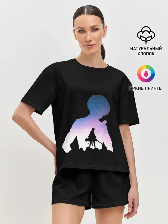 Женская пижама с шортами