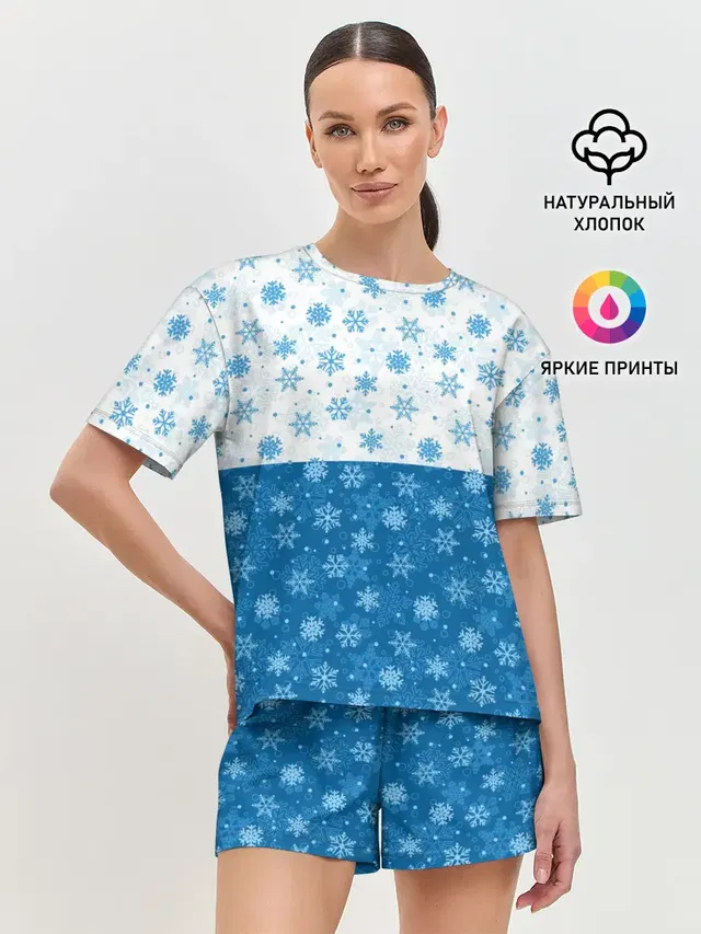 Женская пижама с шортами