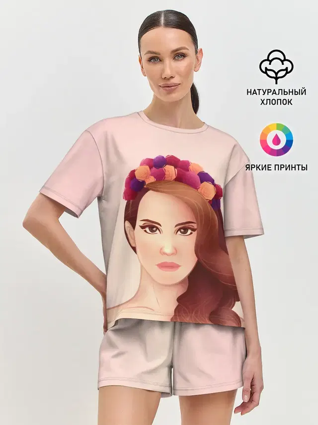 Женская пижама с шортами