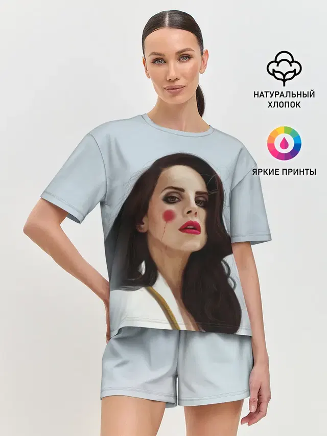 Женская пижама с шортами