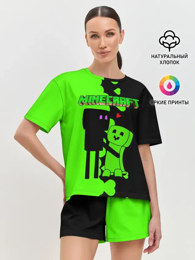 Женская пижама с шортами