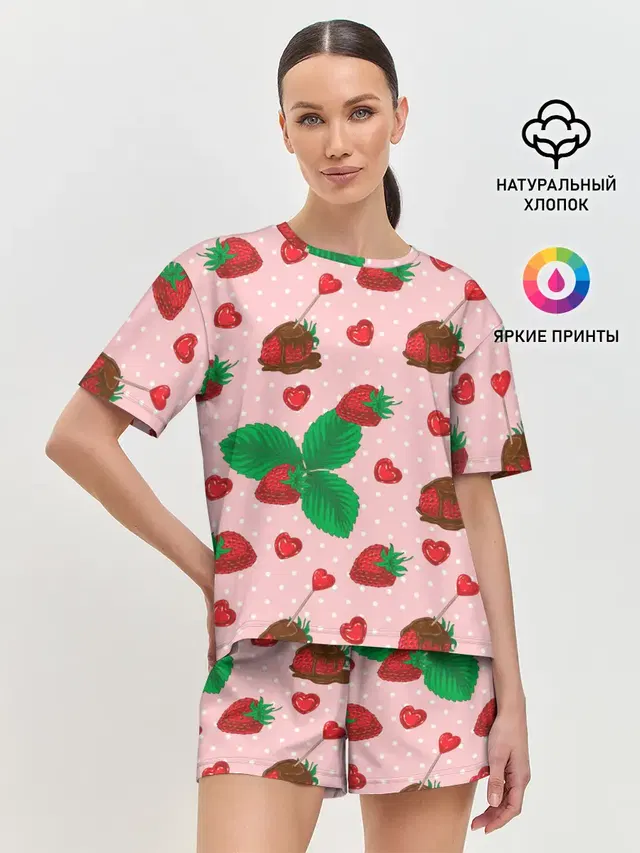 Женская пижама с шортами