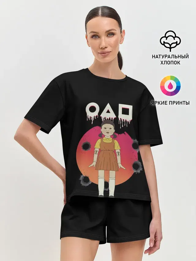 Женская пижама с шортами