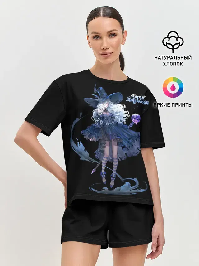 Женская пижама с шортами