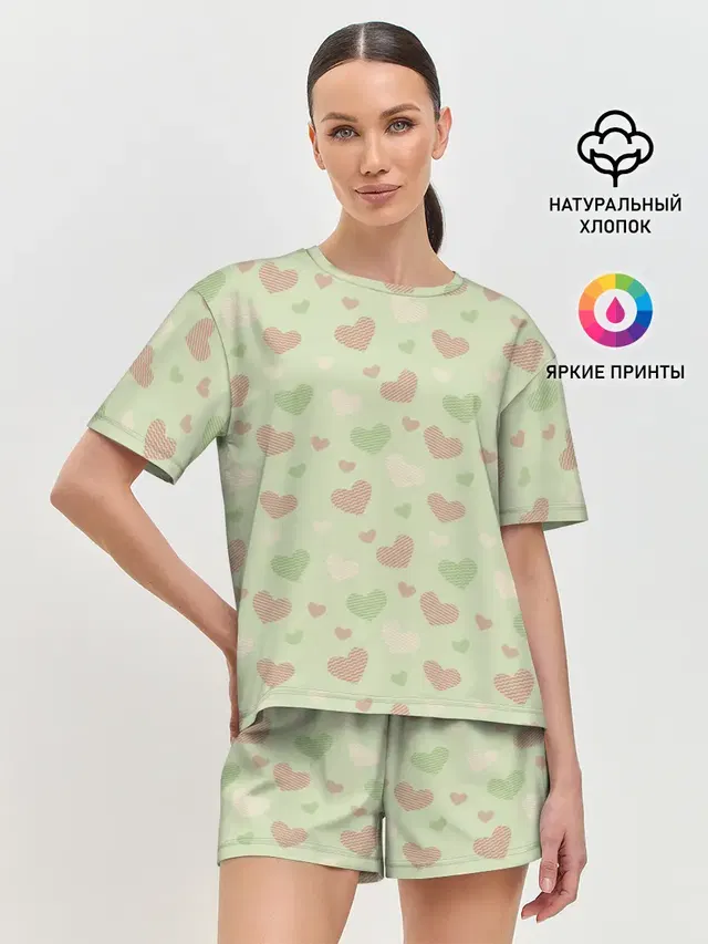 Женская пижама с шортами