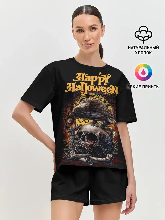 Женская пижама с шортами