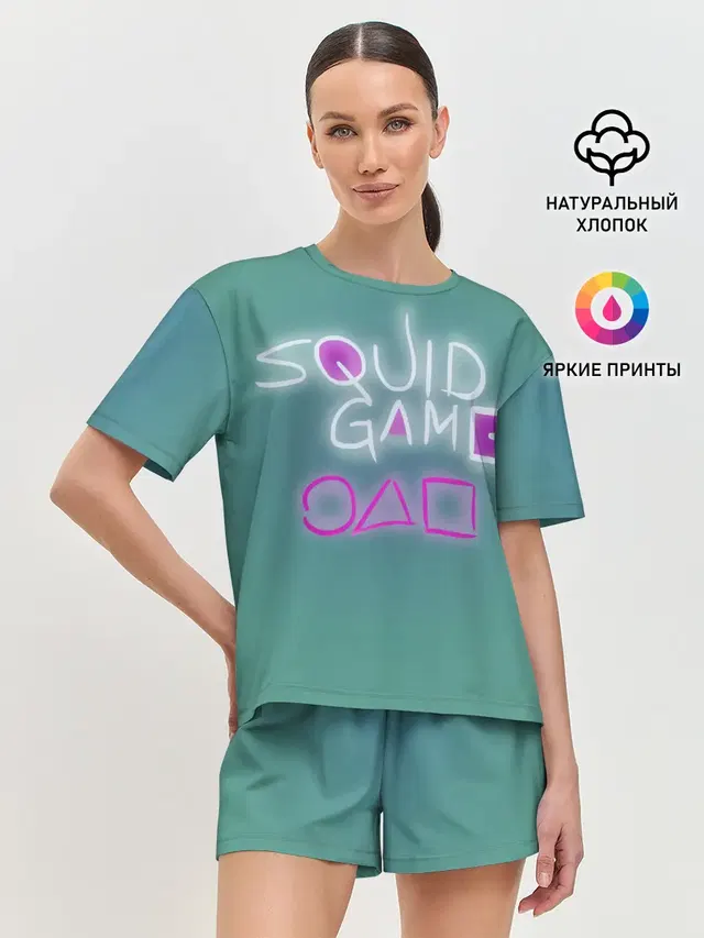 Женская пижама с шортами