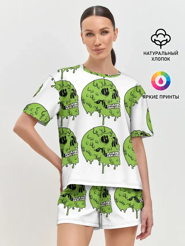 Женская пижама с шортами