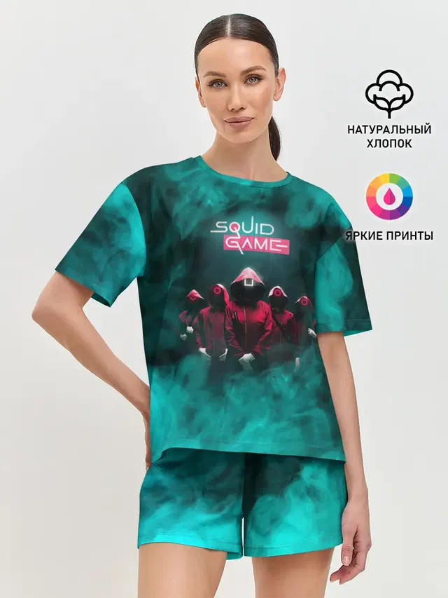 Женская пижама с шортами