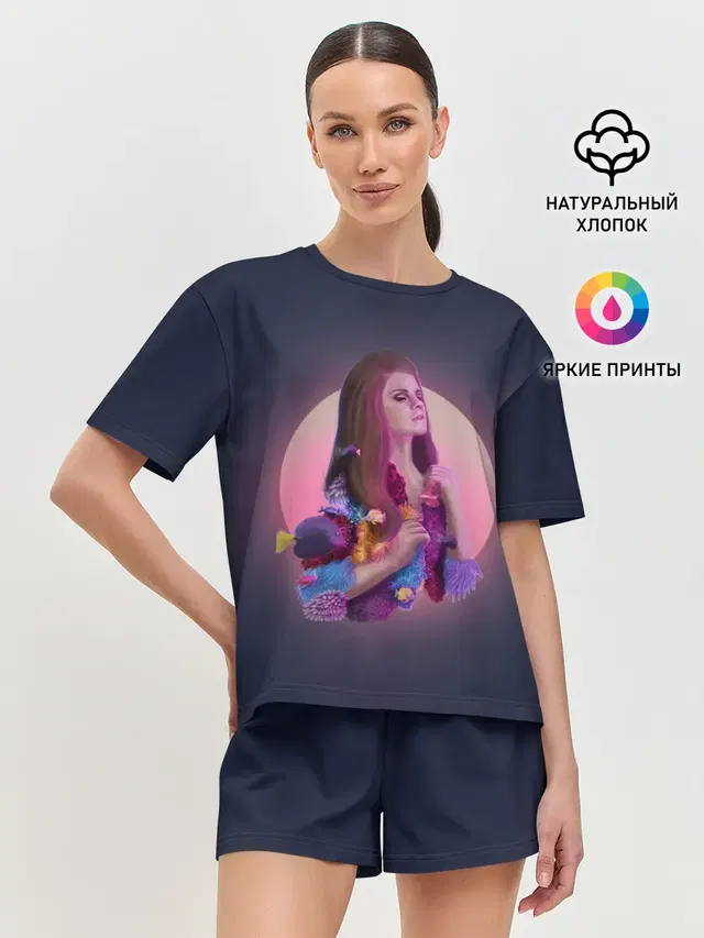 Женская пижама с шортами