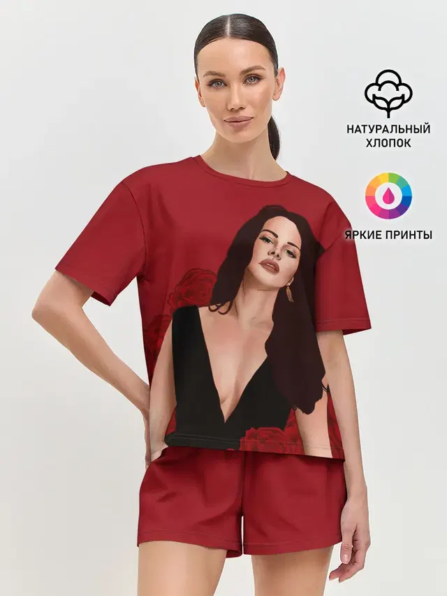 Женская пижама с шортами