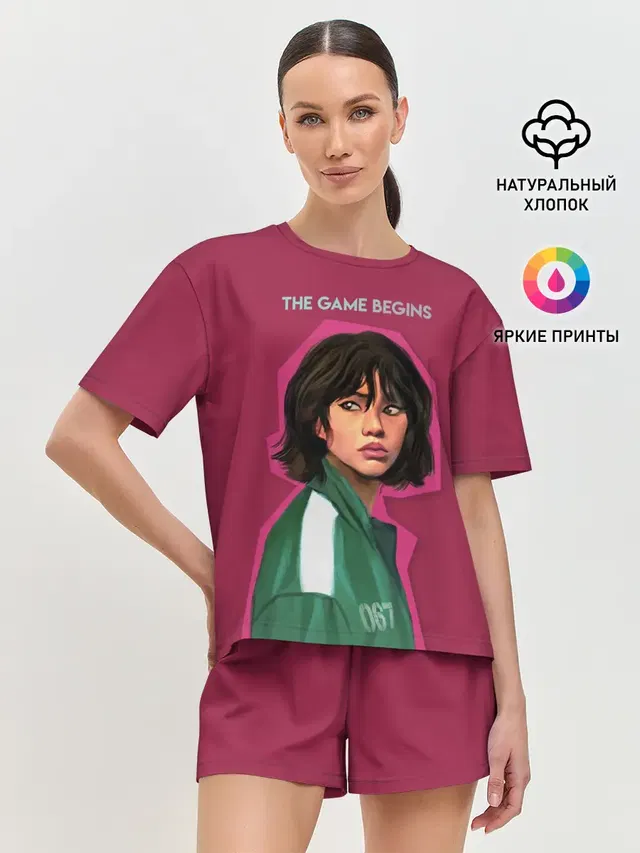 Женская пижама с шортами