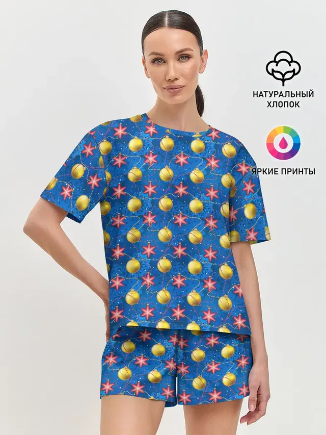 Женская пижама с шортами