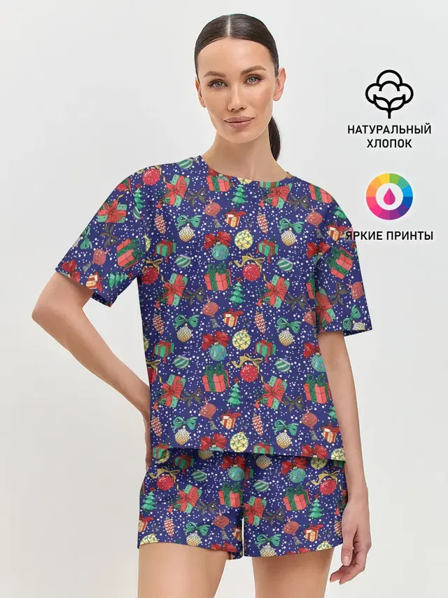 Женская пижама с шортами