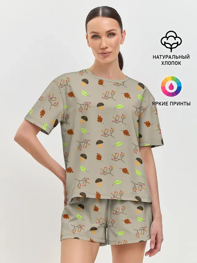 Женская пижама с шортами