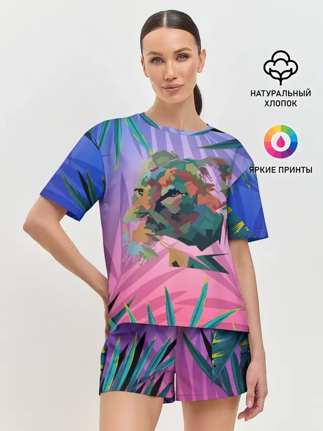 Женская пижама с шортами