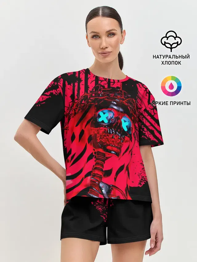 Женская пижама с шортами