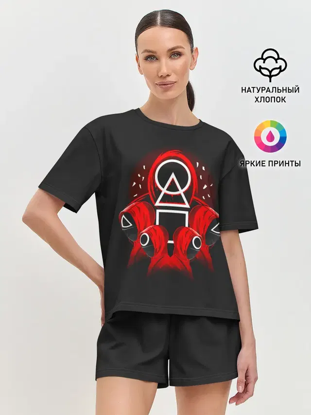 Женская пижама с шортами