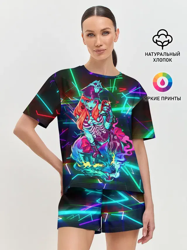 Женская пижама с шортами